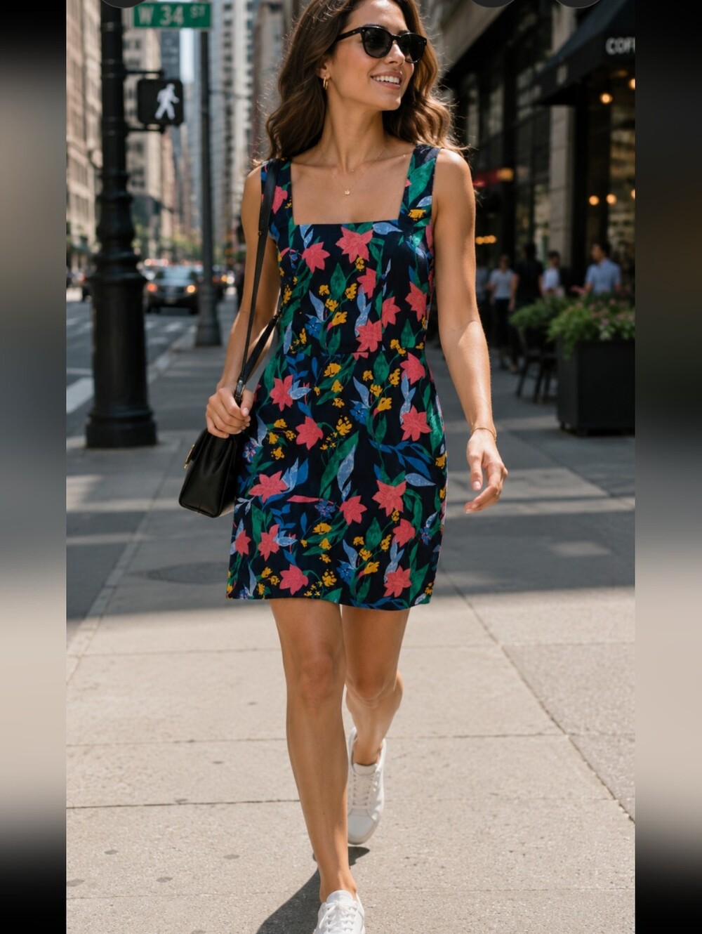 Size 6 J. Crew Floral Lined Dress